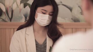 台灣Onlyfans網紅小姐姐nana 私拍心理醫生的催眠治療+腿交黑絲足交 1