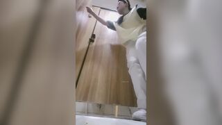 商場女廁後拍 高顏值長靴美女的粗粑粑菊花都得撐疼了 蹲了十多分鐘-10