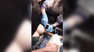 大奶美女直播穿孔打乳環 奶子堅挺渾圓 超級美乳