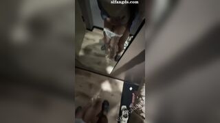 約炮大神【Vissstaaaas】-包臀裙高跟,開門爆操白皮母狗