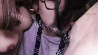 台灣Roosters_clubtw公雞俱樂部 幼教老師又來了，多人混戰無間斷性愛無碼實錄PART.1