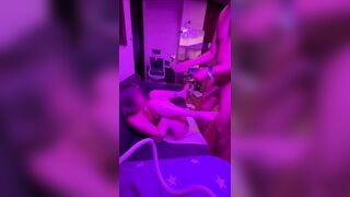FansOne台灣漢生Hanson-73.各種姿勢肏到狐寶腳趾抽筋最後射她嘴裡