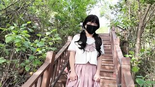 台灣蘿莉美少女cherrycat1108-櫻桃貓 拜金女的戶外大挑戰