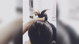 約炮大神【曹長卿】玩肏一字馬的美女，調教足交-29